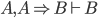 A, A \Rightarrow B \vdash B